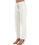 Jeans con bottoni a gioiello Vicolo Zoe
