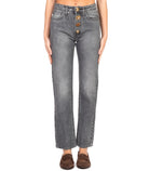 Jeans con bottoni gioiello Vicolo Zoe