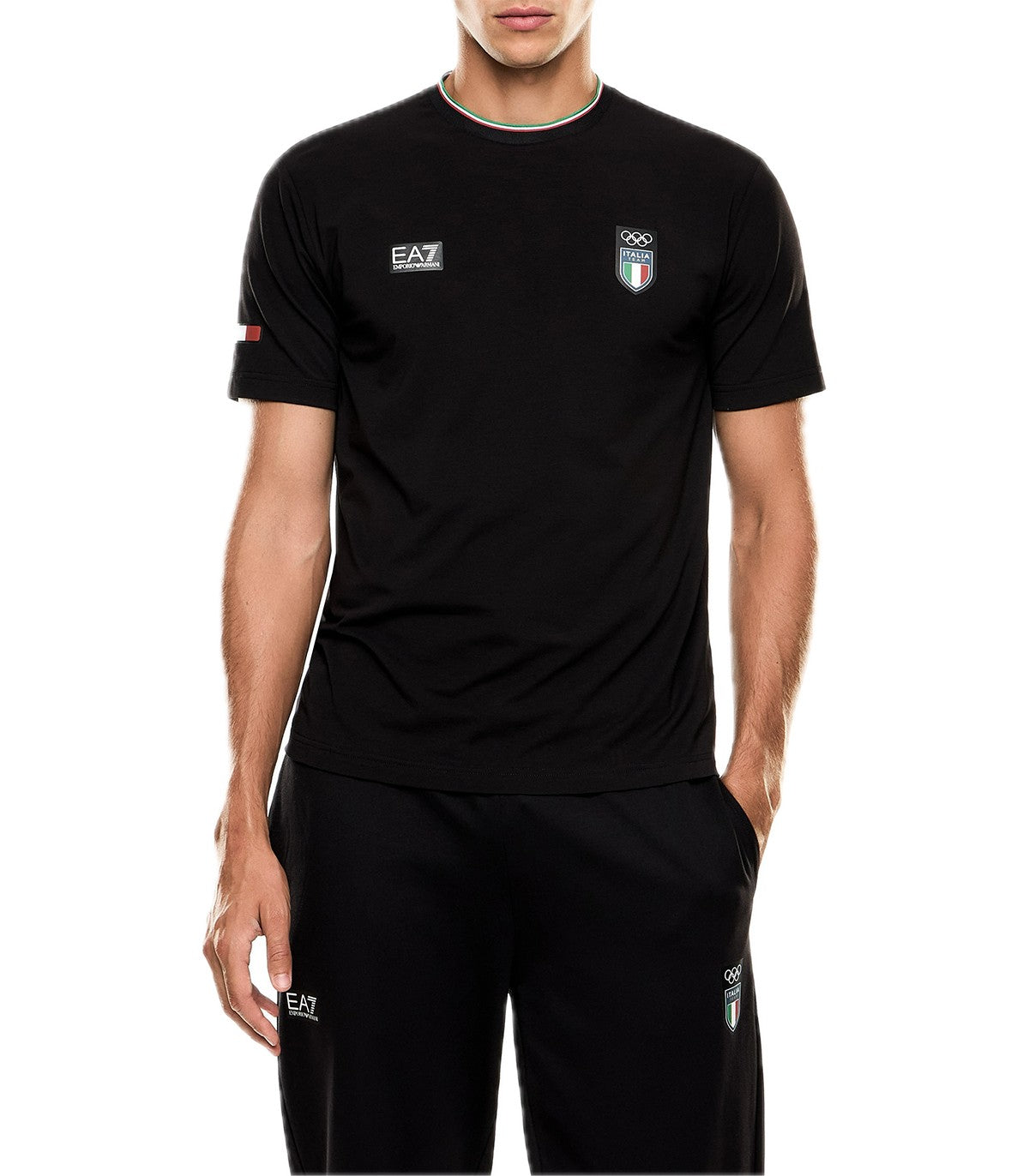 T-shirt Uomo Italia Team Emporio Armani
