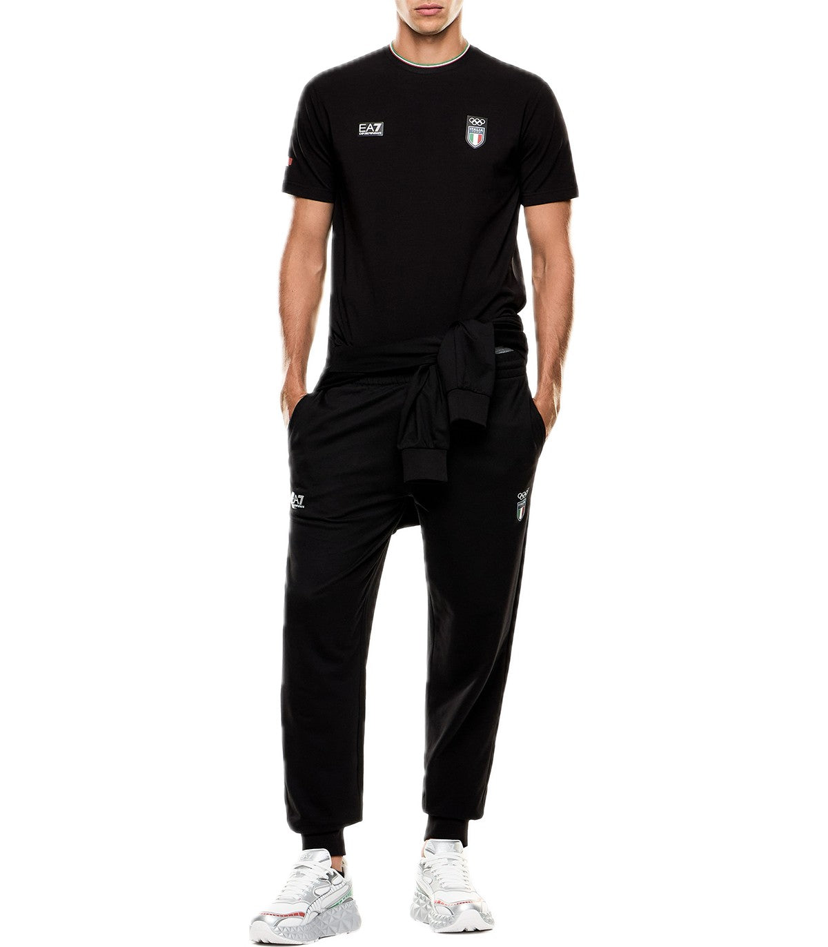 T-shirt Uomo Italia Team Emporio Armani