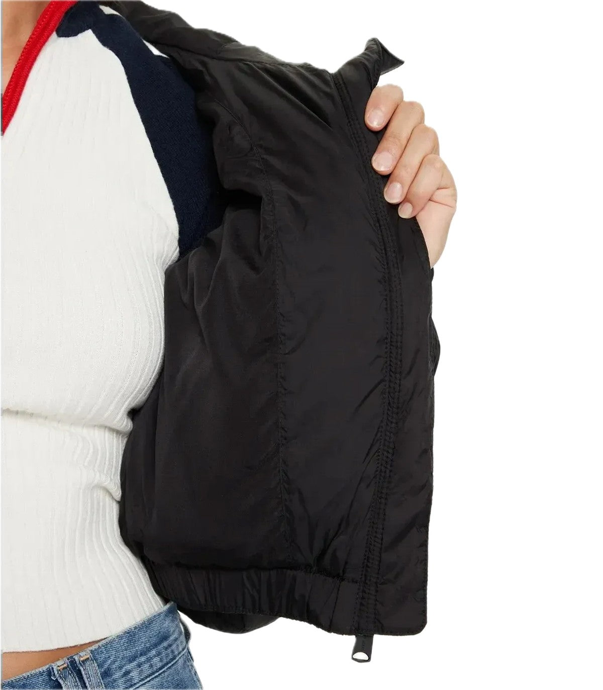 Piumino cropped Donna Tommy Jeans