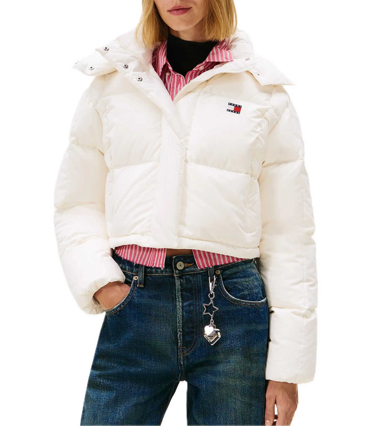 Piumino Donna Cropped Tommy Jeans Alaska