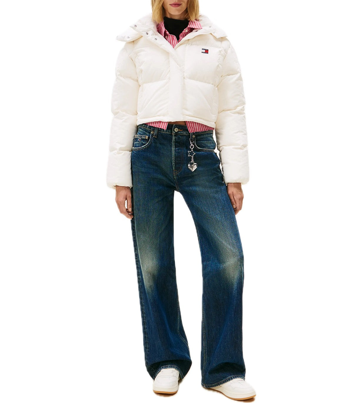 Piumino Donna Cropped Tommy Jeans Alaska