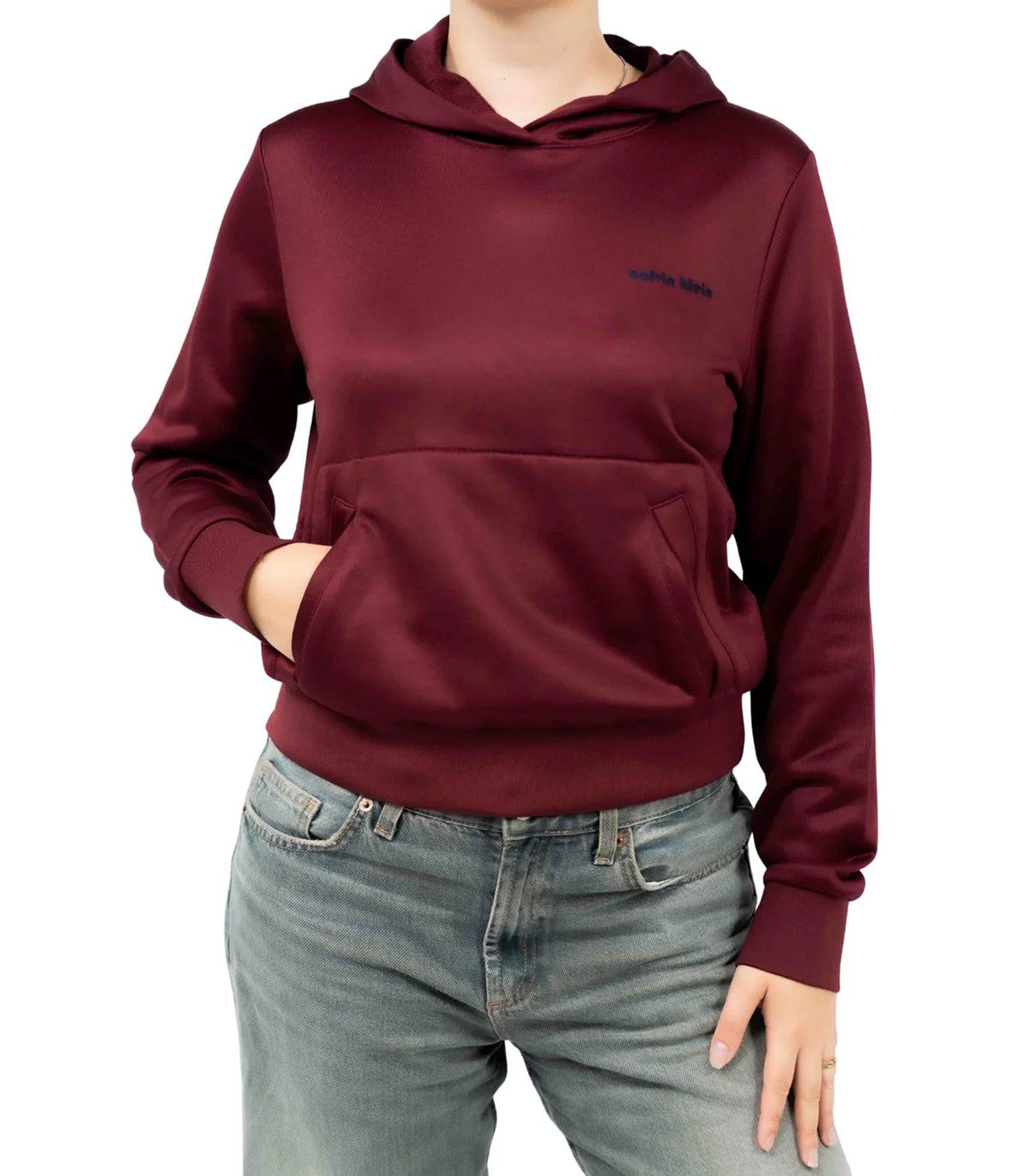 Felpa con cappuccio Donna Calvin Klein