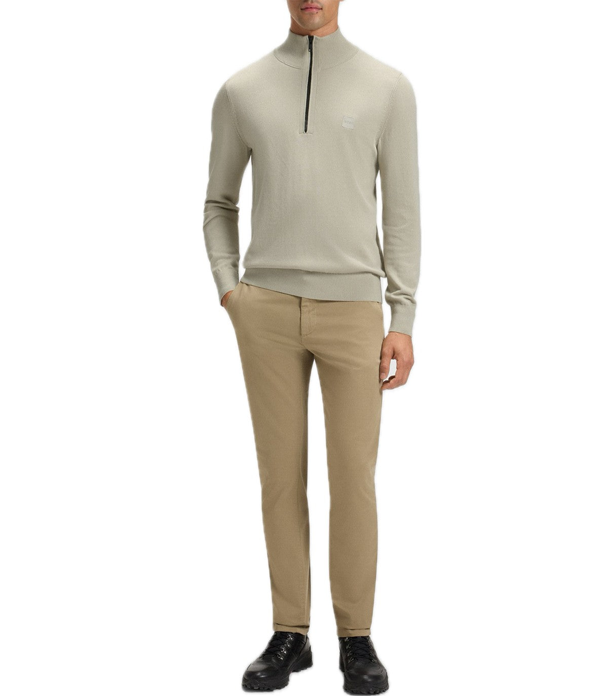 Maglione mezza zip Uomo Boss Kanobix