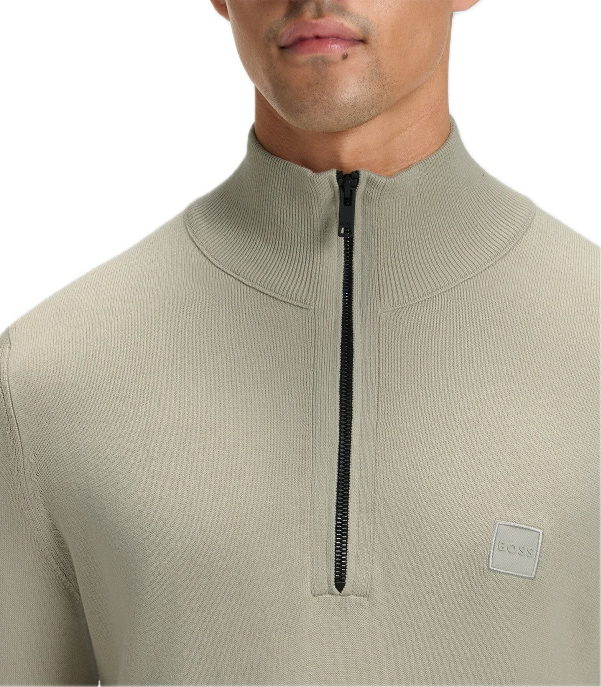 Maglione mezza zip Uomo Boss Kanobix