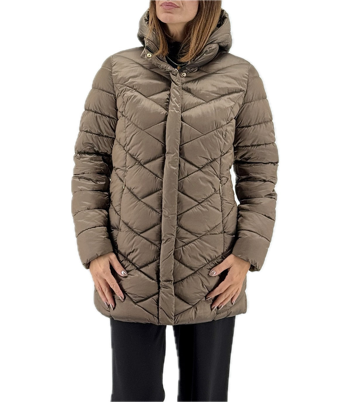 Piumino Donna Virginia Blu Stellata