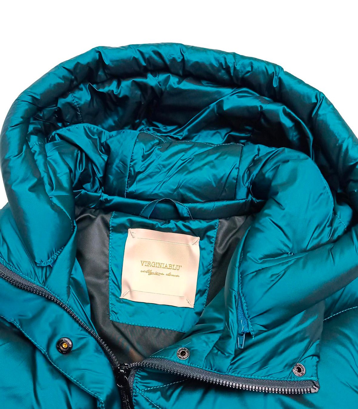 Piumino Donna Virginia Blu Stellata