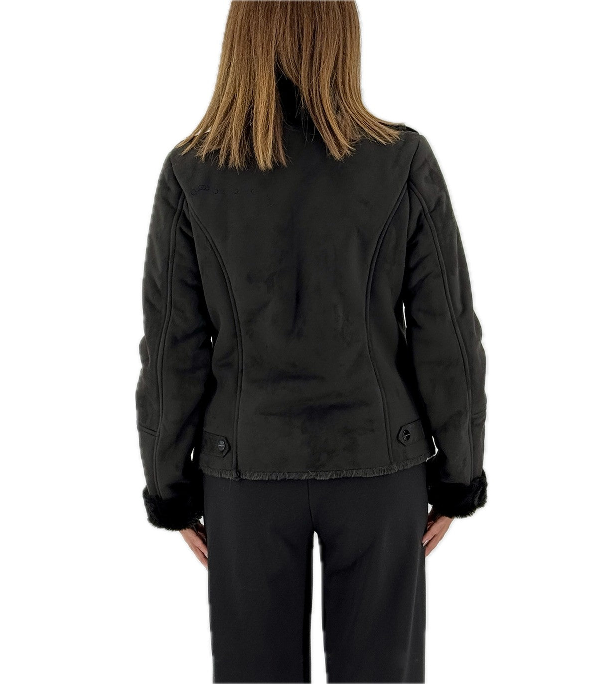Eco Montone Donna Virginia Blu Norma