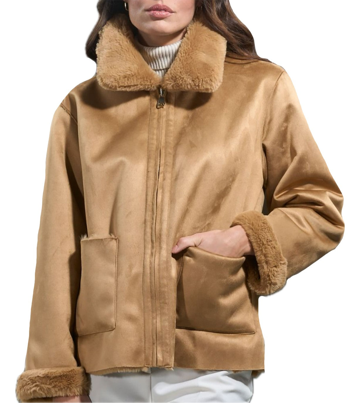 Eco Montone Donna Virginia Blu Arborea