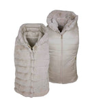 Gilet in ecopelliccia Donna Virginia Blu
