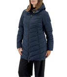 Piumino Donna Virginia Blu Fioritura