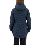 Piumino Donna Virginia Blu Fioritura