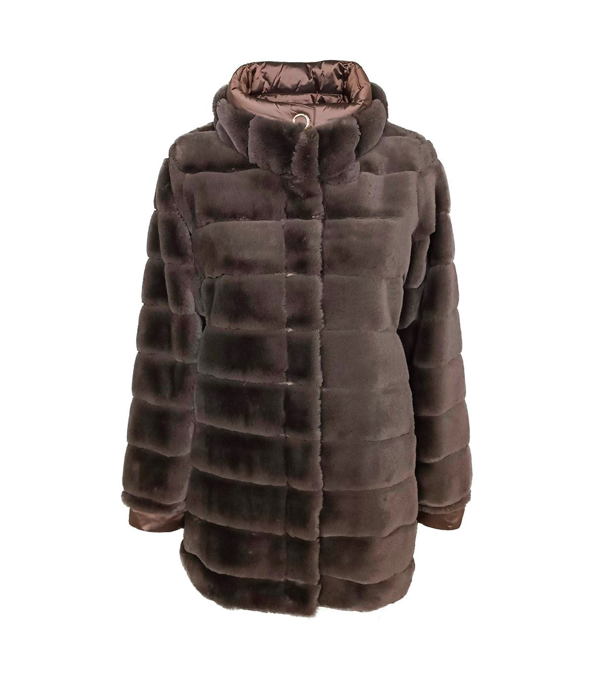 Giaccone in eco pelliccia Donna Virgini