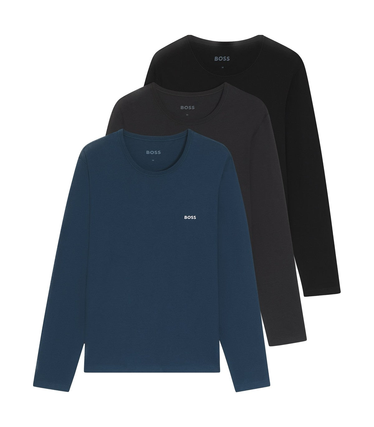 T-shirt 3 pack Uomo Boss LSShirtRN