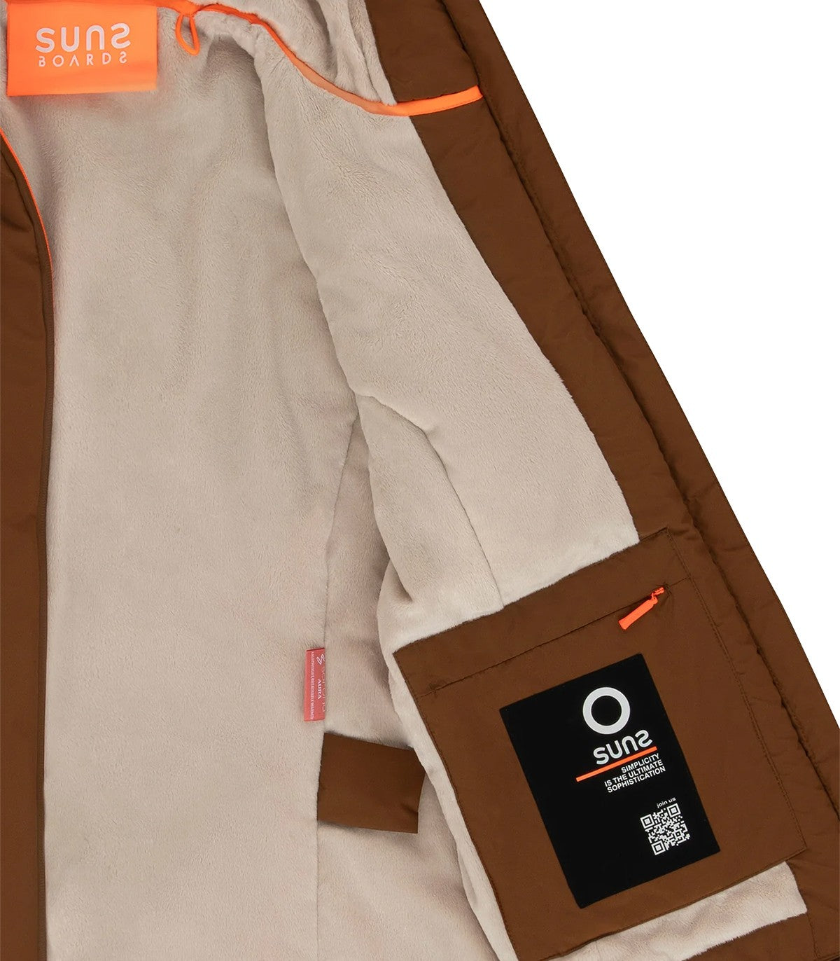Parka Donna Suns Aurelia long Velou