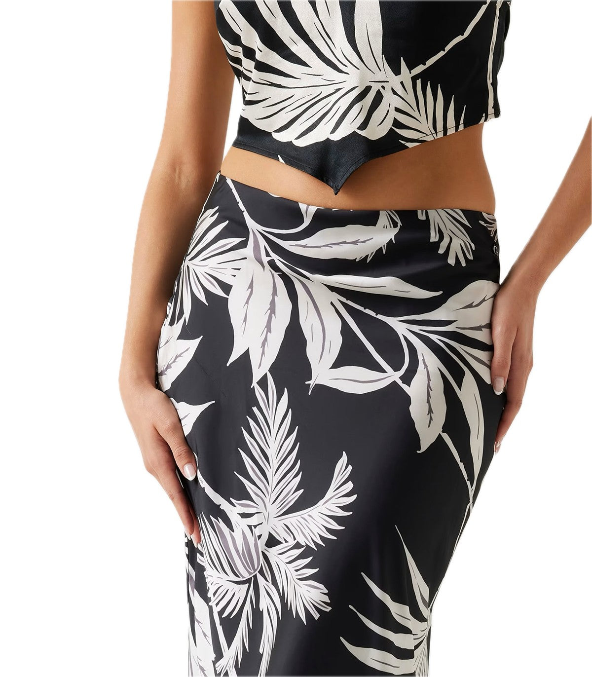 Gonna lunga in raso Donna Guess