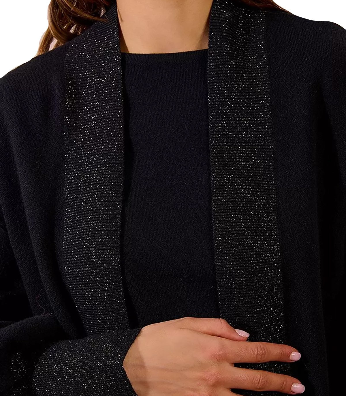 Cardigan lungo con strass Molly Bracken