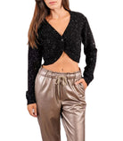 Coprispalle con paillettes Donna Molly B