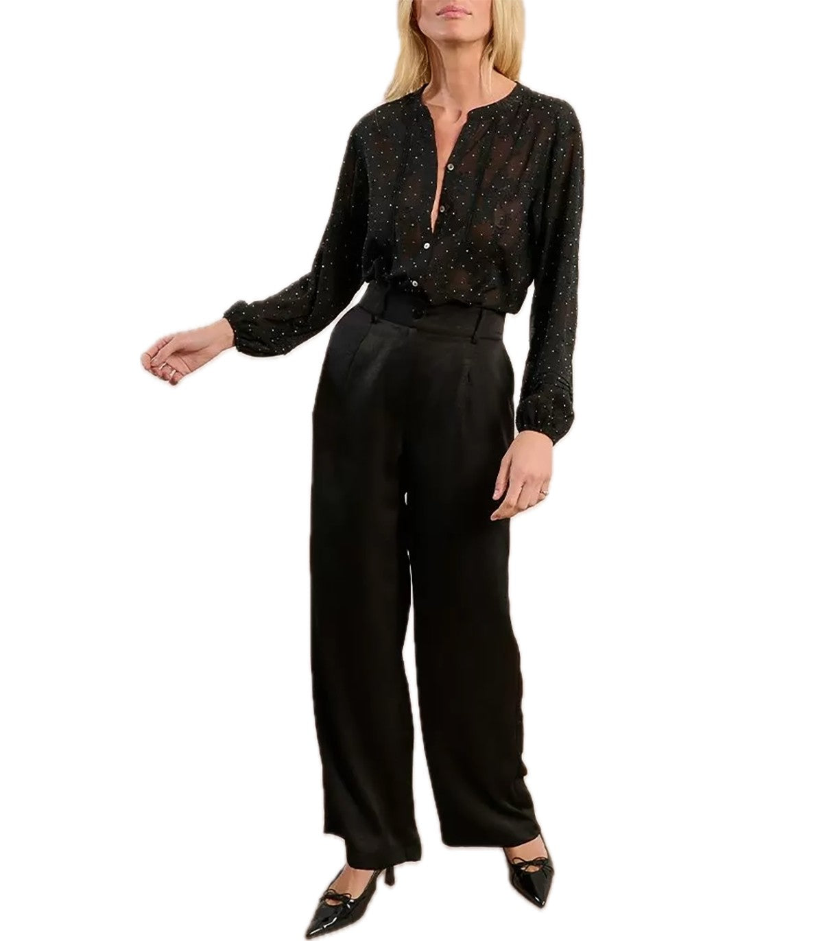 Pantaloni in raso Molly Bracken