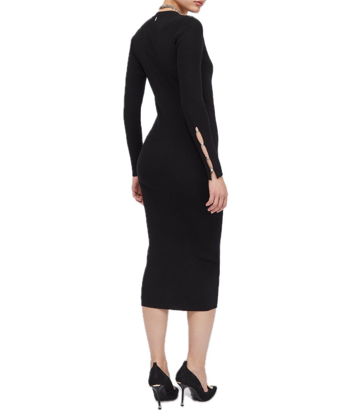 Abito n maglia con castoni gioiello liuo