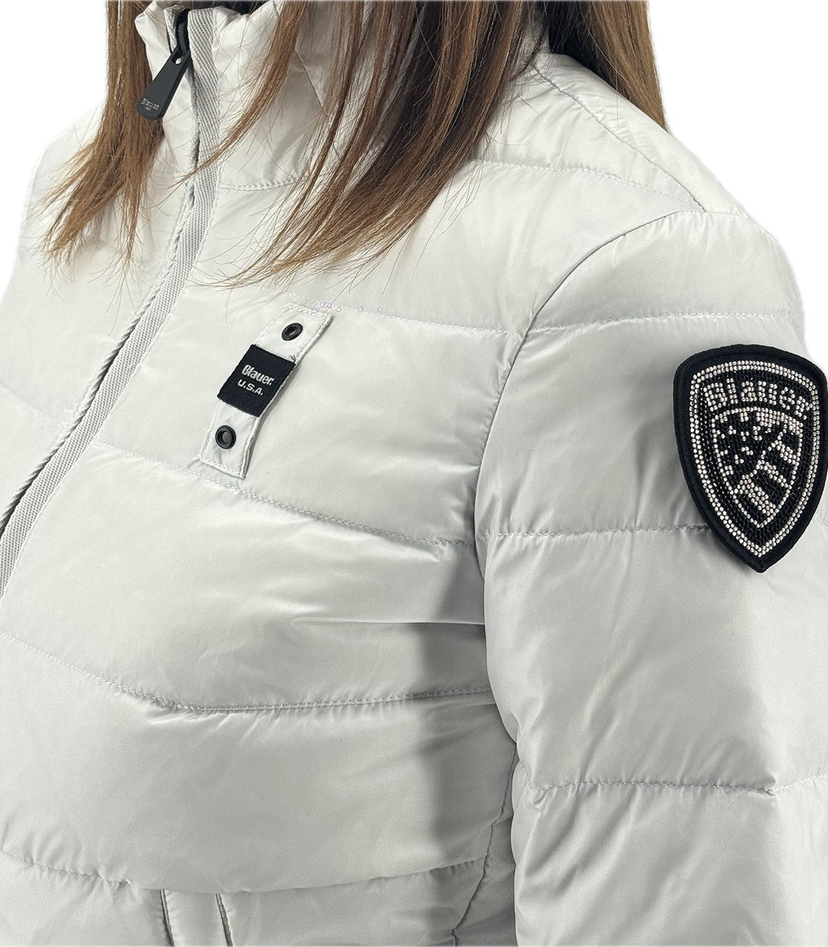 Piumino Donna Blauer Vale