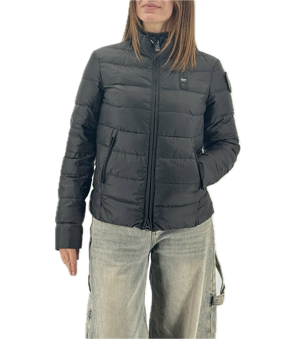 Piumino Donna Blauer Vale