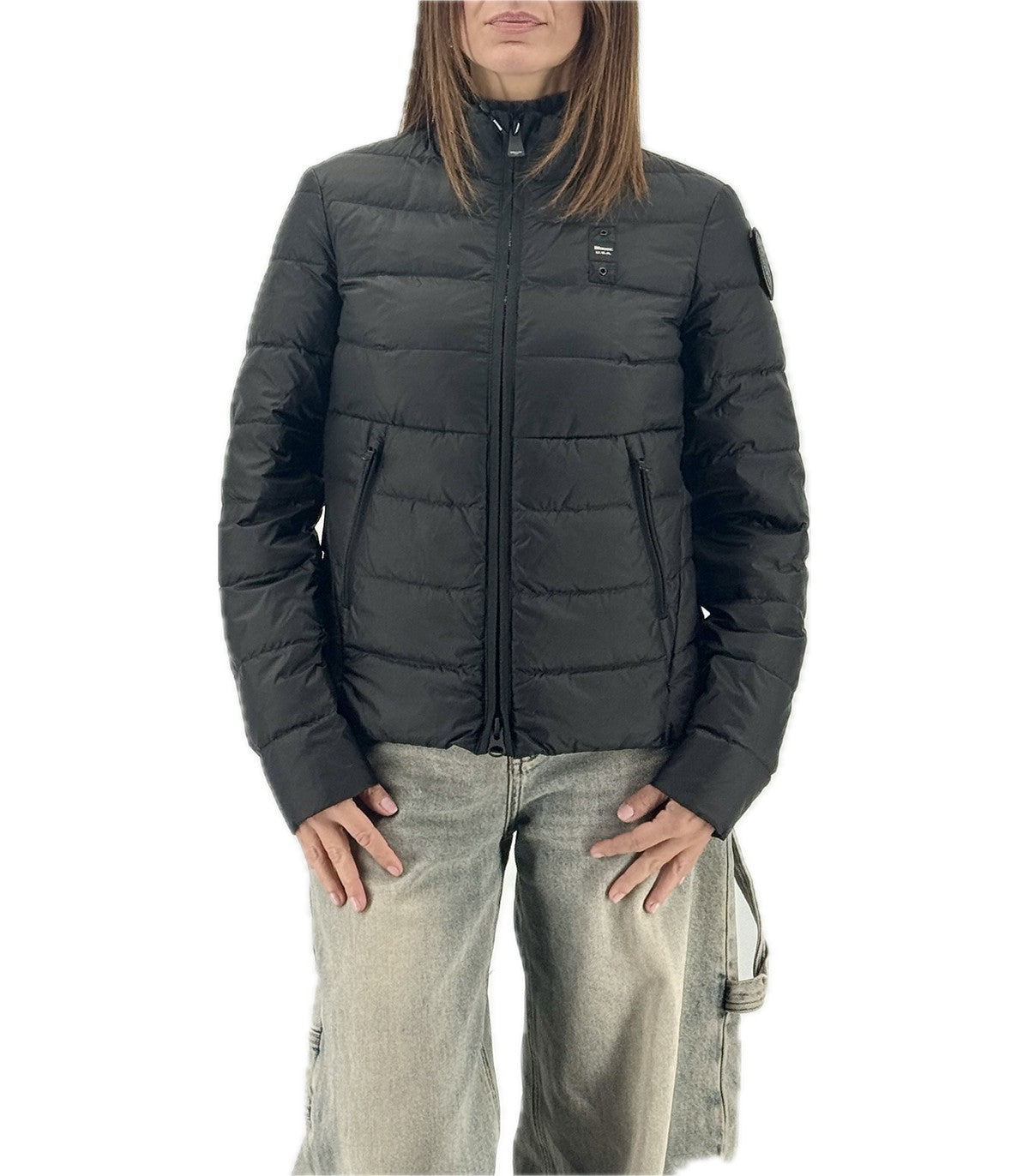 Piumino Donna Blauer Vale