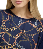 T-shirt stampata Donna Luisa Viola