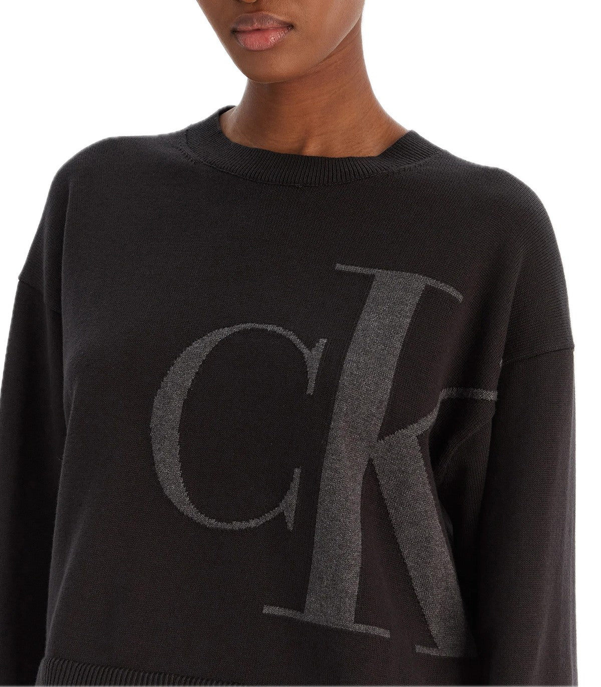 Maglione in cotone Donna Calvin Klein