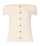 Top bardot in maglia Liu Jo