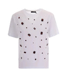 T-shirt con applicazioni Liu Jo