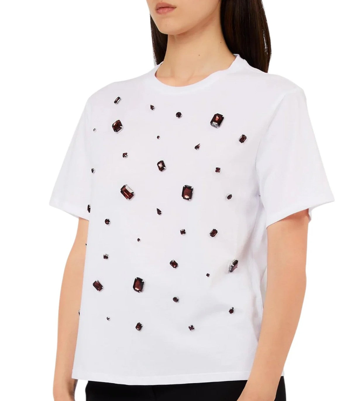 T-shirt con applicazioni Liu Jo