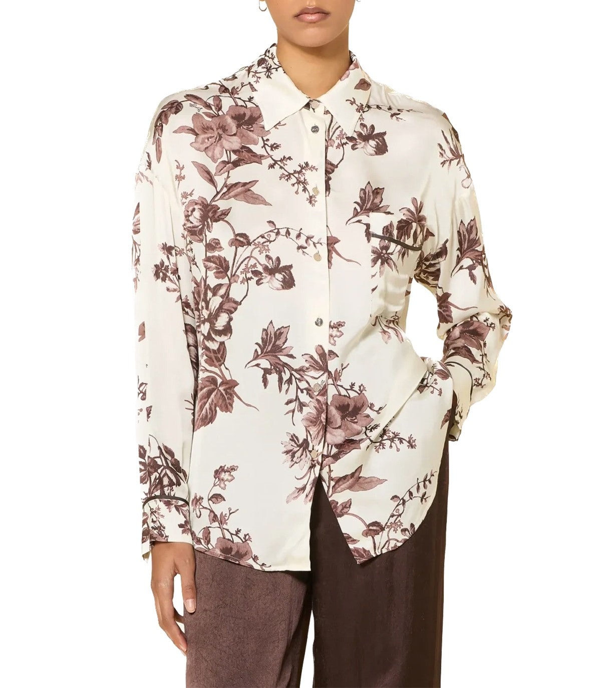 Camicia in raso stampato Liu Jo