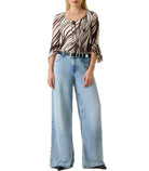 Top stampato zebra Guess