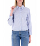 Camiacia ampia in popeline stretch Emmet