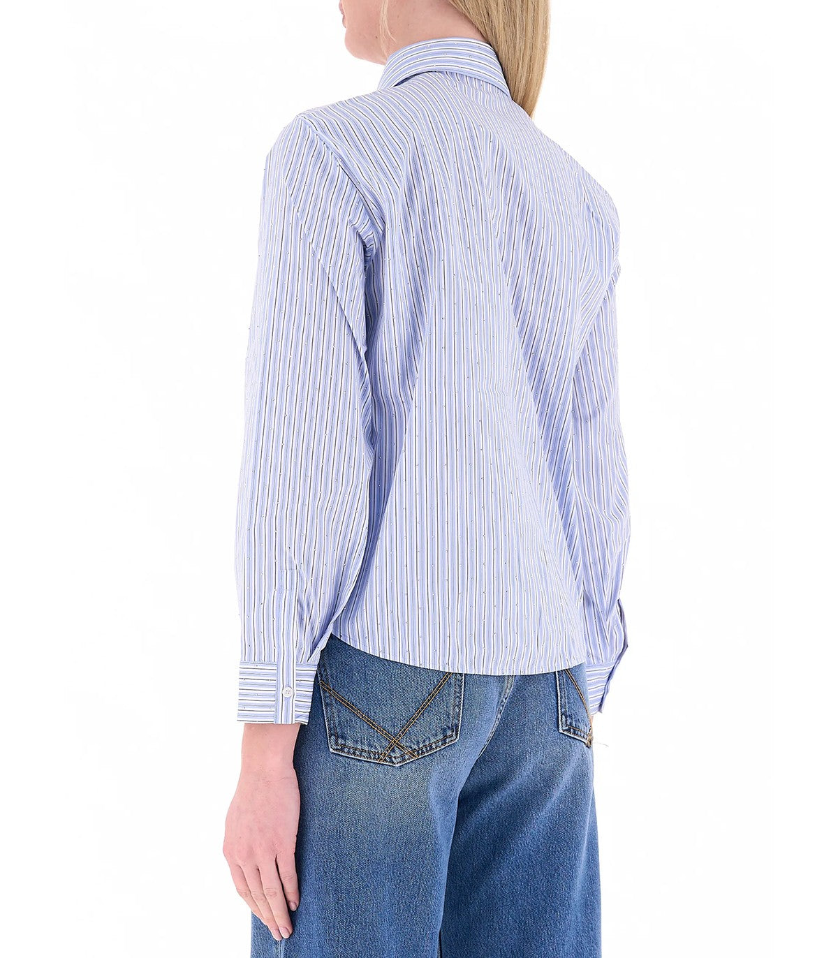 Camiacia ampia in popeline stretch Emmet
