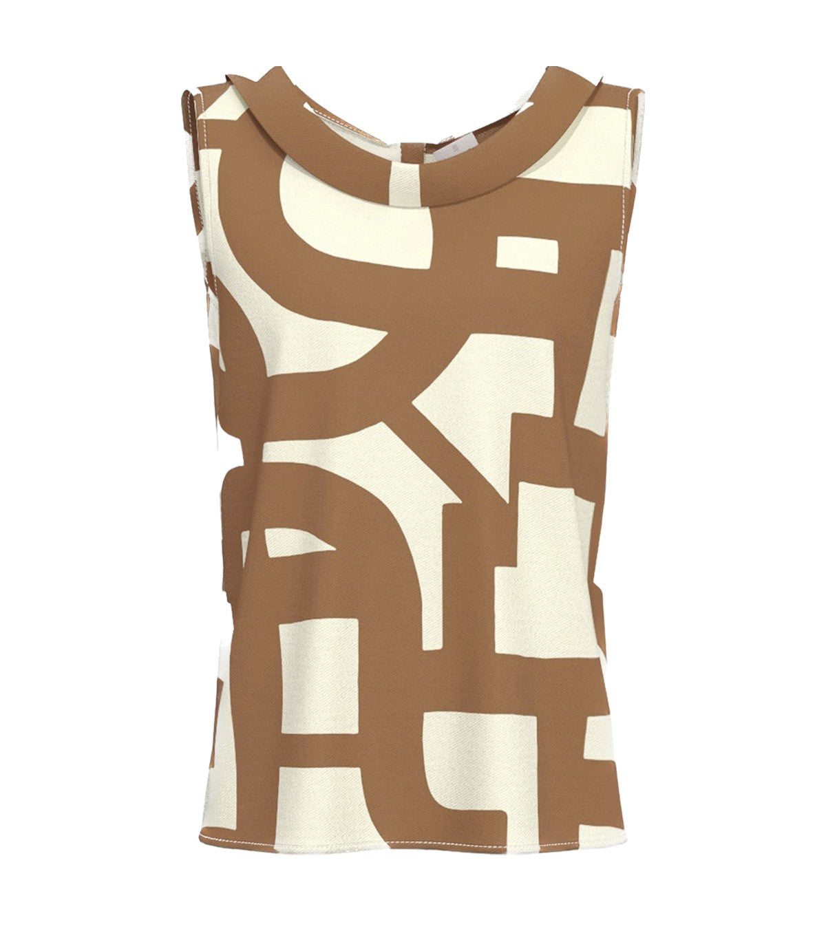 Top smanicato in twill Emme Marella