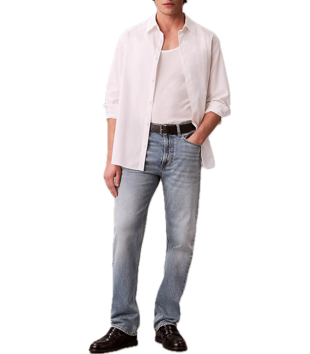 Jeans Straight Standard Uomo Calvin Kl