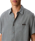 Camicia misto lino Uomo Calvin Klein