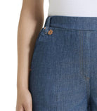 Jeans ampio alla caviglia in Light Deni