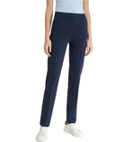 Pantalone dritto con tasche in Compact t