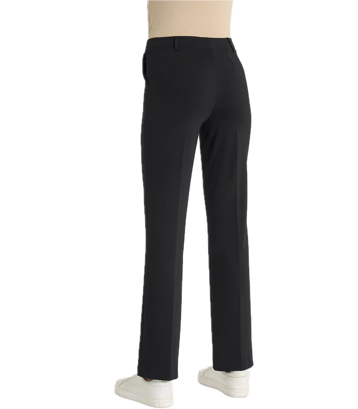 Pantalone dritto con tasche in Compact t