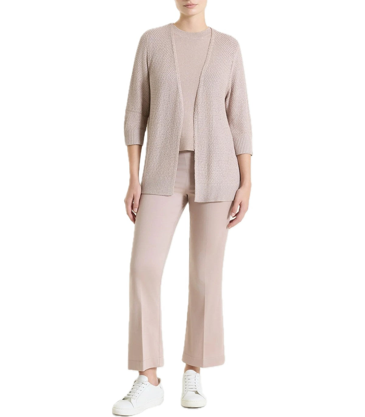 Pantalone flare alla caviglia in Satin r