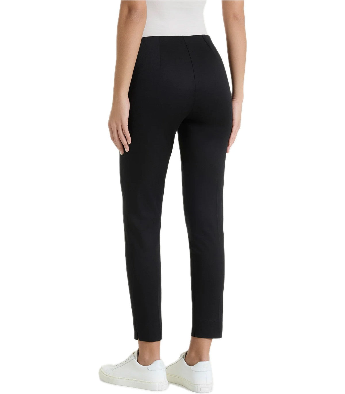 Pantalone capri con spacchetti in Satino