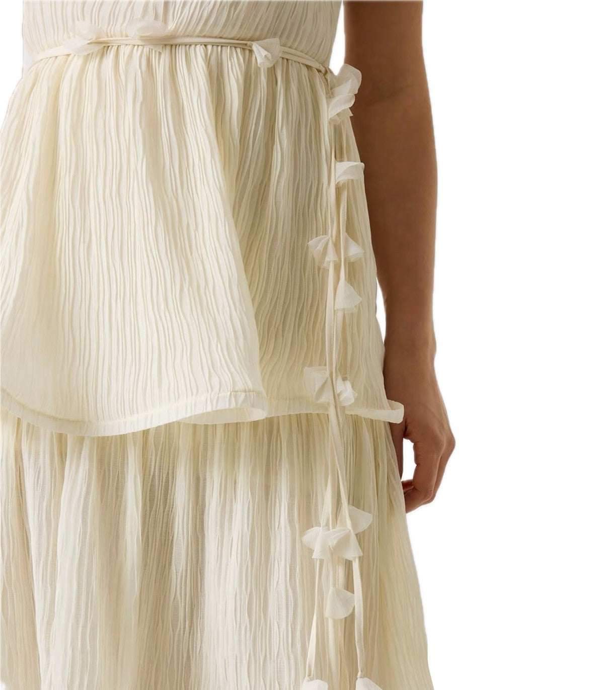 Abito midi in chiffon Donna Guess