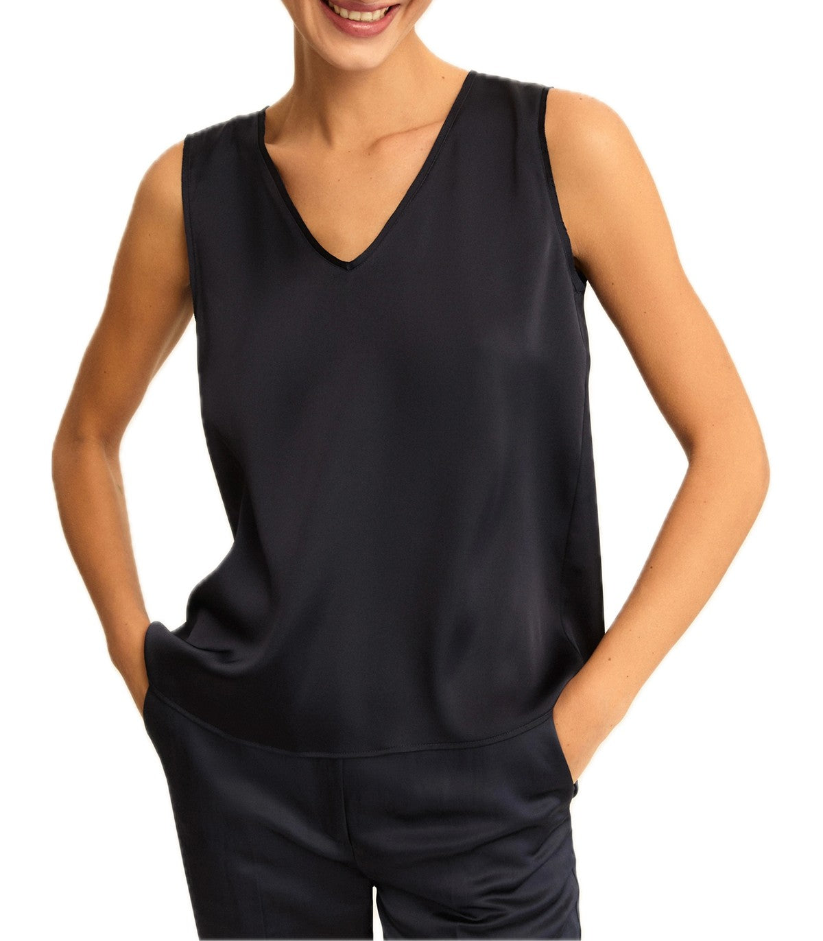 Top in raso Emme Marella Cottage