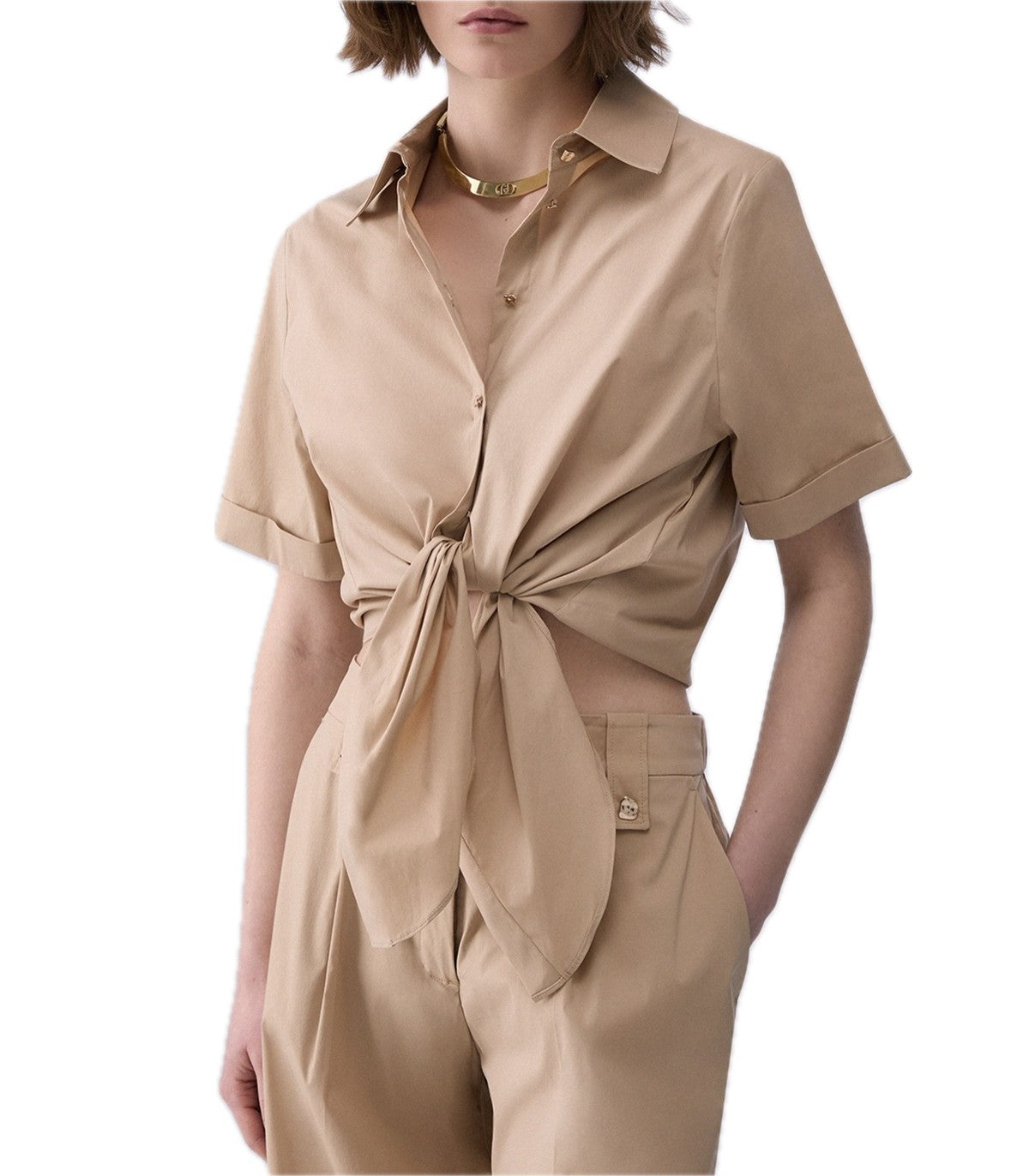 Camicia con nodo Liu Jo