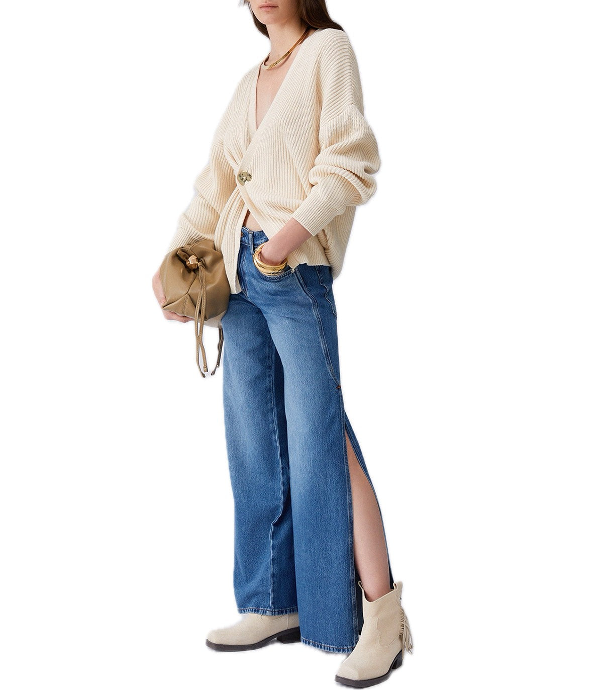 Jeans flare con spacchi laterali Liu Jo