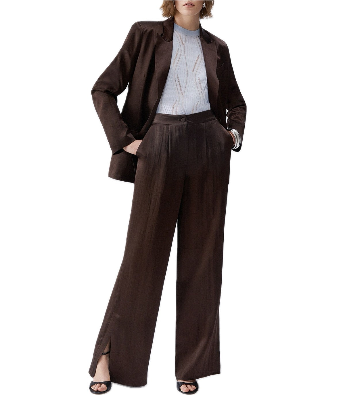 Pantaloni in raso Liu Jo